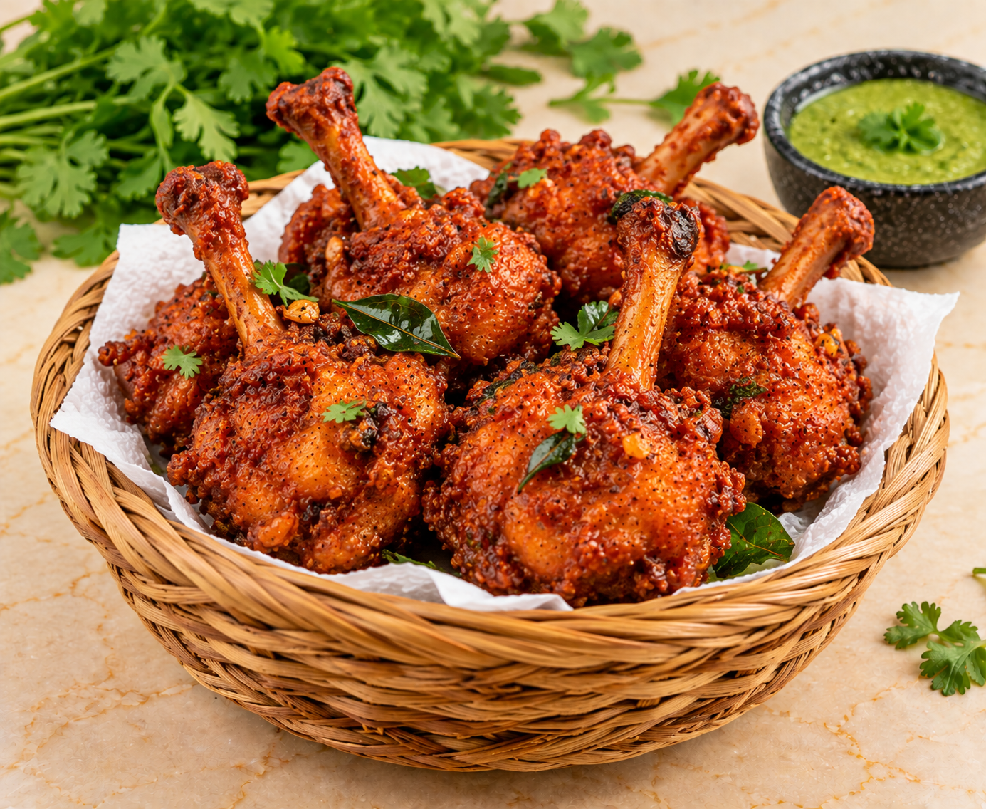 Chicken Lollipop at Kalam Restaurant