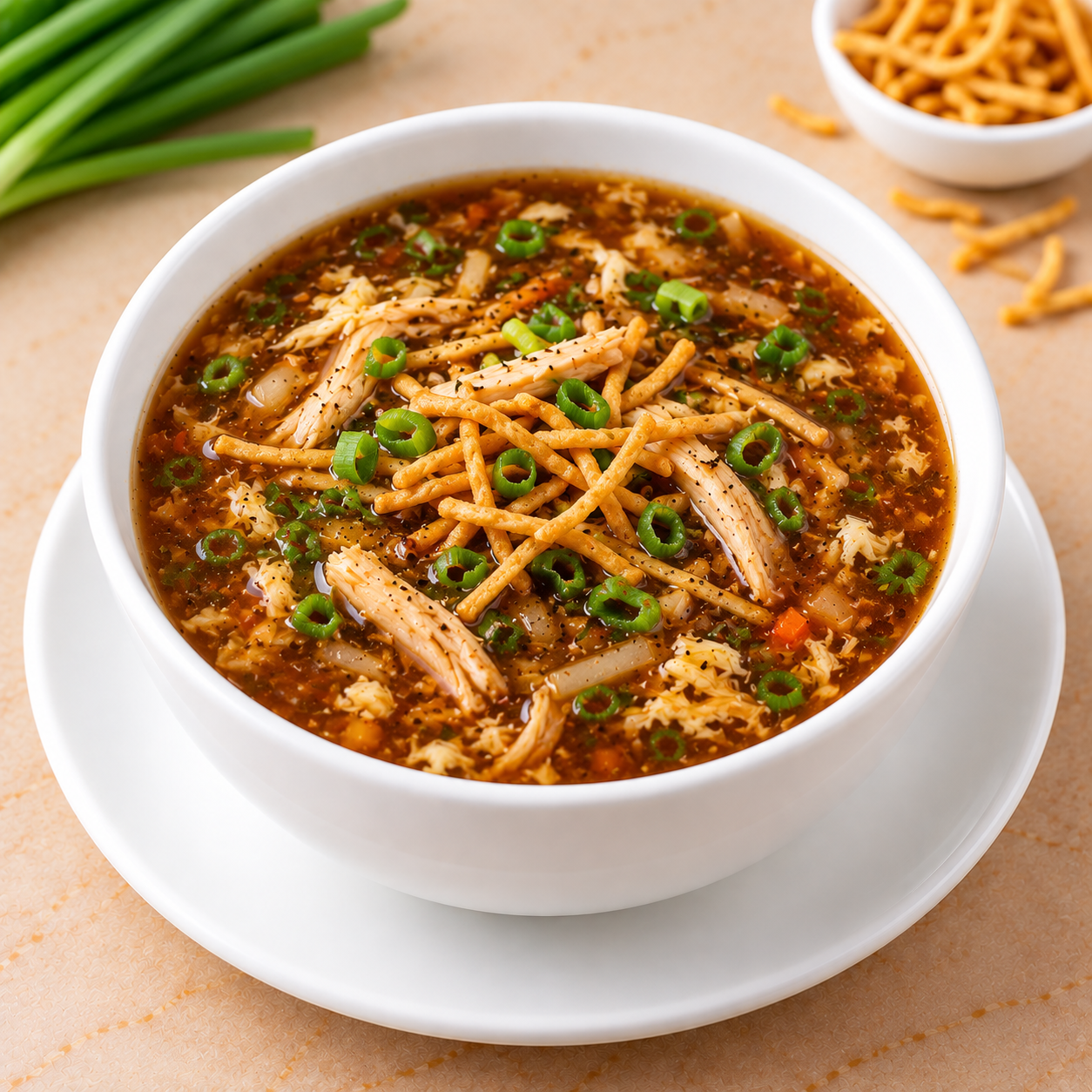 Chicken Manchow Soup at Kalam Restaurant