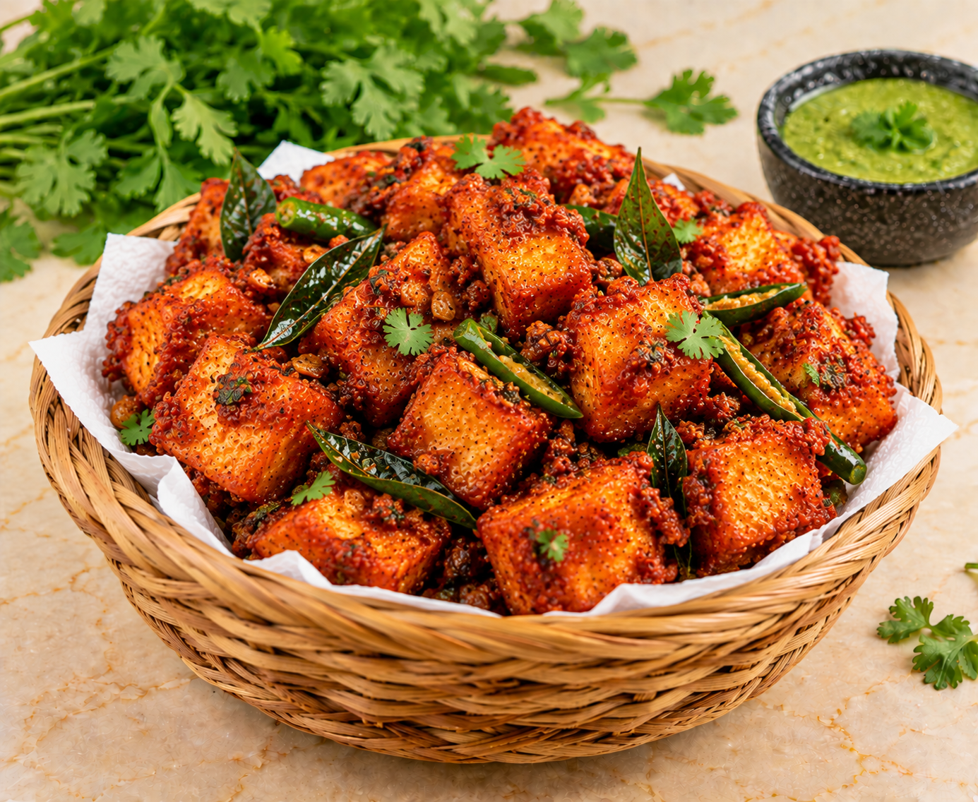 Paneer 65 at Kalam Restaurant