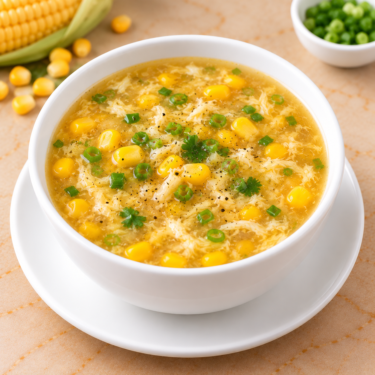 Sweet Corn Soup at Kalam Restaurant