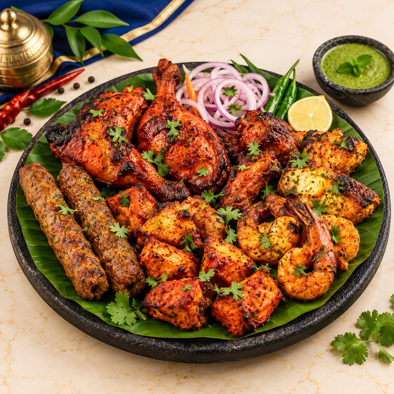 Tandoori Non Veg Platter at Kalam Restaurant